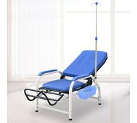 Fauteuil médical inclinable avec support IV pour prélèvement sanguin et attente du patient - pour cliniques et établissements de santé