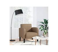 Fauteuil met armleuningen Cappuccino cm similicuir