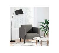 vidaXL Canapé-chaise avec accoudoirs 54 cm - tissu velours côtelé gris clair