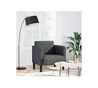 Fauteuil met armleuningen cm corduroy tissu gris foncé