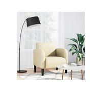 Chaise de canapé avec accoudoirs cappuccino noir 54 cm canapé simple vidaXL