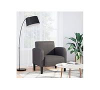 Fauteuil met armleuningen cm similicuir gris