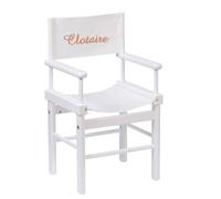 Fauteuil metteur en scène personnalisable crème Moulin Roty