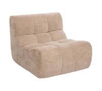 Fauteuil Miroa 92x82x68 cm en Tissu Beige