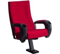 Fauteuil moderne Fauteuil Canapé 1 place pour théâtre Cinéma Design Luxe Rouge Textile JVmoebel