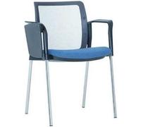 Fauteuil moderne rembourré Design bleu élégant Fauteuil de bureau Chaise nouveau