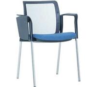 Fauteuil moderne rembourré Design bleu élégant Fauteuil de bureau Chaise nouveau