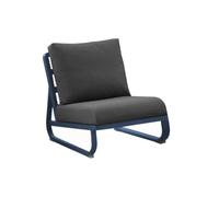 Fauteuil module d'extension aluminium avec coussins - Antonino