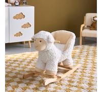 Fauteuil mouton à bascule pour enfant blanc TU