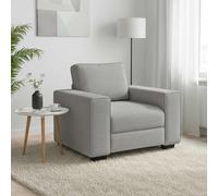 Fauteuil noir 100x77x82cm tissu fauteuil canapé simple fauteuil d'appoint vidaXL