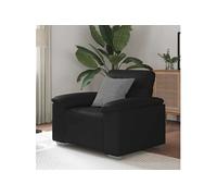 Fauteuil noir 60 cm similicuir4105331