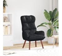 Fauteuil - Noir - Simili cuir - 1 place - Design contemporain