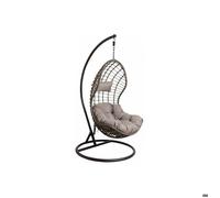 Fauteuil Oeuf En Polyrésine Et Acier Réglable Gris