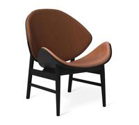 Fauteuil Orange Warm Nordic avec Assise et Dossier Rembourrés Mosaic 472/Nevada 2488/ Noir