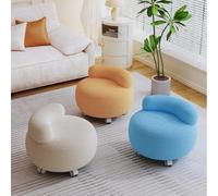 Fauteuil ottoman pivotant, tabouret pouf rembourré, repose-pieds rotatif pour salon, chambre à coucher, couloir, salon d'appoint, fauteuil confortable