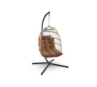 Fauteuil ouf Suspendu - SereneLife - Brun - Jusqu'à 158 kg
