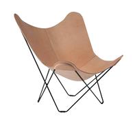 cuero Fauteuil Pampa Mariposa Butterfly naturel PxHxP 87x92x86cm