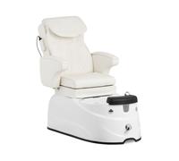 Fauteuil pédicure - électrique - avec bain de pieds - 105 W - 150 kg - blanc - Fonction de massage | physa