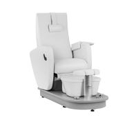 Fauteuil pédicure électrique - avec bain de pieds - 115 W - 200 kg - blanc | physa