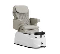 Fauteuil pédicure électrique - avec bain de pieds éclairé et fonction de massage - 105 W - 150 kg - beige | physa