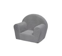 My Velinda Fauteuil piqué pour enfant – Gris