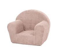 My Velinda – Fauteuil piqué pour enfant – Velours côtelé marron
