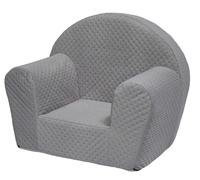 Velinda Fauteuil piqué pour Enfant (Couleur: Gris)