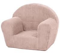 My Velinda – Fauteuil piqué pour enfant – Velours côtelé marron