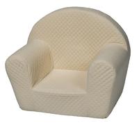 My Velinda Fauteuil Velinda piqué pour enfant – Couleur crème