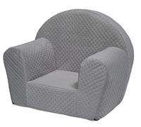 Velinda Fauteuil piqué pour Enfant (Couleur: Gris)