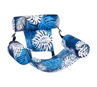 Fauteuil Piscine, Fauteuil Gonflable Piscine Flotteur, 4 en 1 Accessoires De Hamac d'eau, Petite Bouées Et Matelas Gonflables Hamac Flottant Eau, Chaise Longue Gonflable pour Piscines Adultes