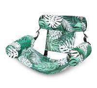 Fauteuil Piscine Gonflable, Bouee Piscine Adulte 76 × 40,5 × 60,9cm Transat Gonflable, Matériau PVC Résistant, Pliable 4 en 1 Matelas Piscine Gonflable pour La Natation,Le Bronzage,Fêtes D'été (C)