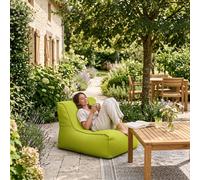 Fauteuil piscine XL flottant 100 × 90 × 70 cm intérieur / extérieur sans polystyrène - Vert (DC10090-2)