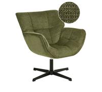 Fauteuil pivotant AUMA Tissu Vert