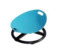 Fauteuil Pivotant avec Base Métallique | Antidérapant, Chaise Trnante avec Siège Ovale En Plastique, Interactif Parent-Enfant, Jet Sensoriel, pr Intérieur