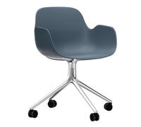 Fauteuil pivotant avec roues Form 4W structure alu frame aluminium
