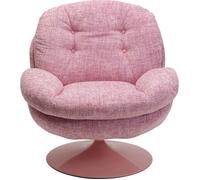 Fauteuil pivotant Cosy rose Kare Design