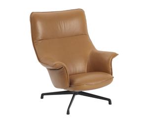 Fauteuil pivotant Doze cuir WxHxD 95,5x106x100cm