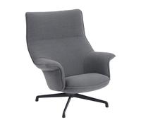 Muuto Fauteuil pivotant Doze gris lxHxP 95,5x106x100cm