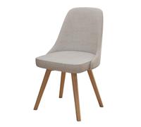 Fauteuil pivotant ergonomique moderne pivotant à 360° avec assise rembourrée en cuir pour salon, salle à manger, chambre à coucher ou bureau Beige