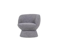 Fauteuil pivotant gris mélangé Shuffle