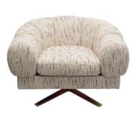 Fauteuil pivotant Janno pastel Kare Design