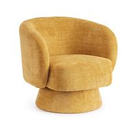 Fauteuil pivotant Julienne Mustard