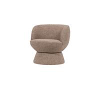 Fauteuil pivotant marron mélangé SHUFFLE