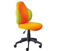 Fauteuil Pivotant Orange et Vert pour Enfant - PREZI - ALTOBUY Orange G