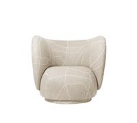 Fauteuil Pivotant Rico de Ferm Living, Coloris Lis/ Sable
