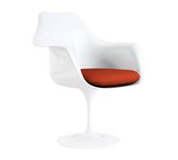 Fauteuil pivotant Saarinen Tulip cover red Tonus 130