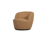 Fauteuil pivotant tissu tissé Curry Melange SERRA