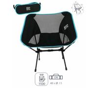 Fauteuil pliable compact Élémenterre Bomont - noir - 47/54x62x38/61 cm