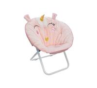 Fauteuil pliant enfant Licorne rose
